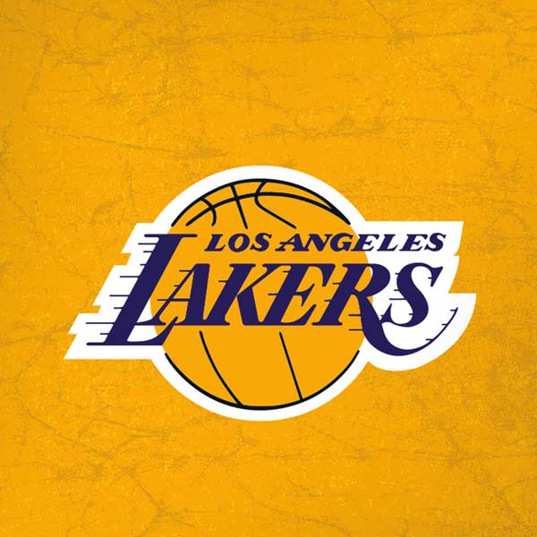 NBA Los Angeles Lakers Distressed iPhone XS Skin