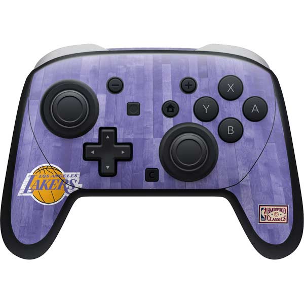 NBA Los Angeles Lakers Hardwood Classics Nintendo Switch 2 (2025) Pro Controller Skin
