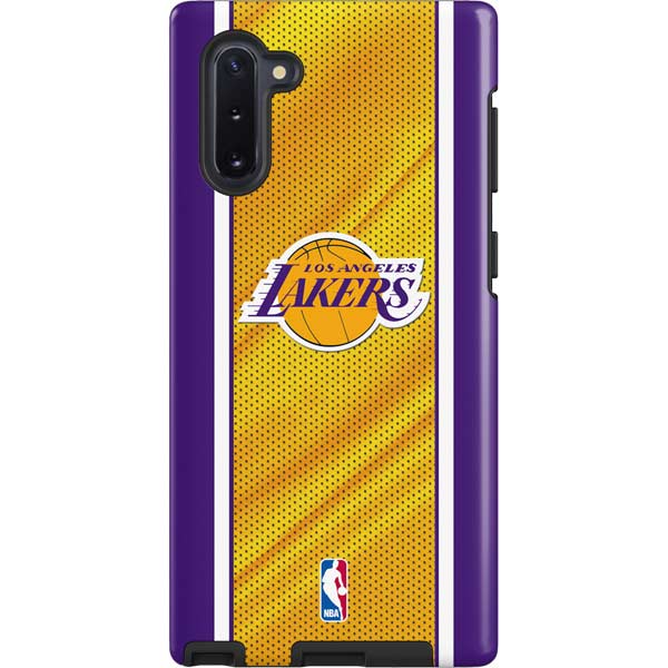 NBA Los Angeles Lakers Home Jersey Galaxy Cases
