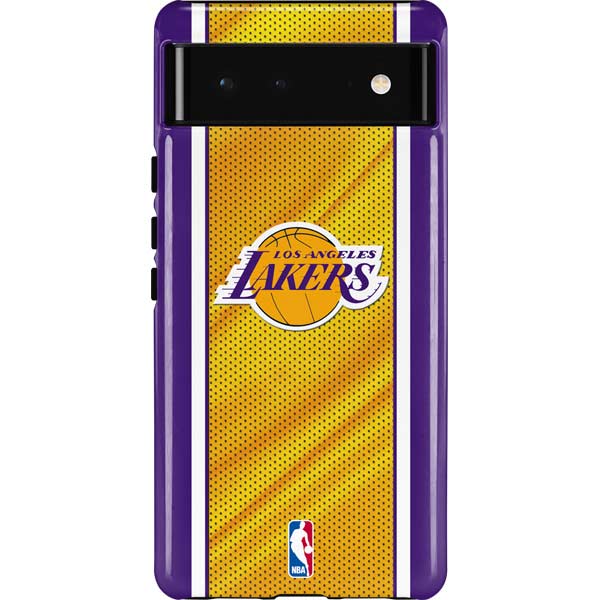 NBA Los Angeles Lakers Home Jersey Pixel Cases