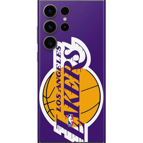 NBA Los Angeles Lakers Large Logo Galaxy Skins