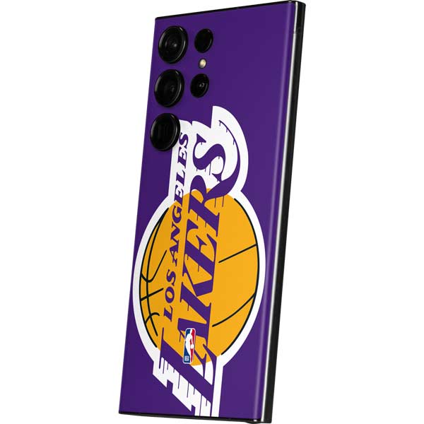 NBA Los Angeles Lakers Large Logo Galaxy Skins