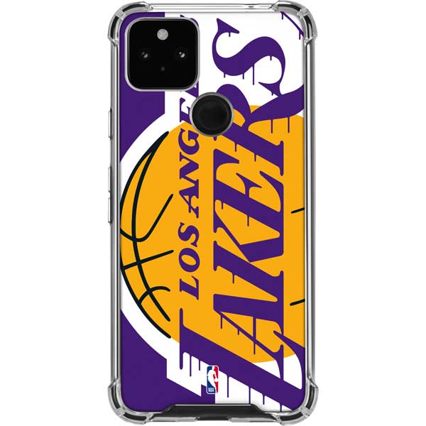 NBA Los Angeles Lakers Large Logo Pixel Cases