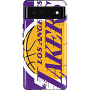 NBA Los Angeles Lakers Large Logo Pixel Cases