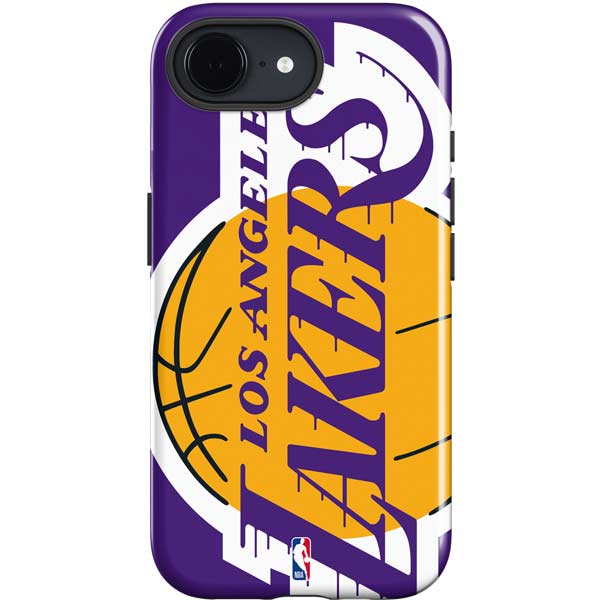 NBA Los Angeles Lakers Large Logo iPhone 16e Impact Case