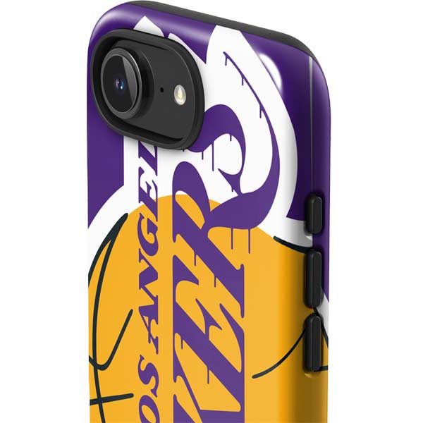 NBA Los Angeles Lakers Large Logo iPhone 16e Impact Case