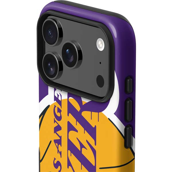 NBA Los Angeles Lakers Large Logo iPhone 17 Pro Max Impact Case