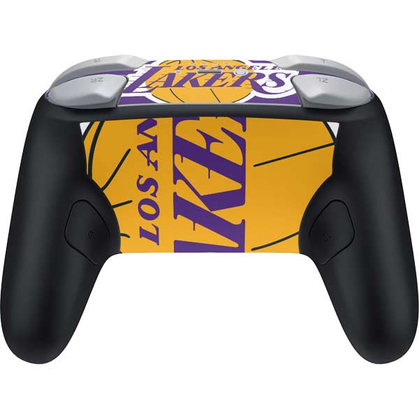 NBA Los Angeles Lakers Large Logo Nintendo Switch 2 (2025) Pro Controller Skin