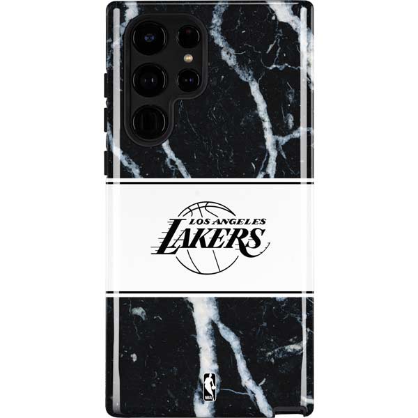 NBA Los Angeles Lakers Marble Galaxy Cases