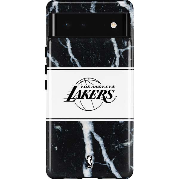 NBA Los Angeles Lakers Marble Pixel Cases