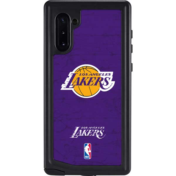 NBA Los Angeles Lakers Purple Primary Logo Galaxy Cases