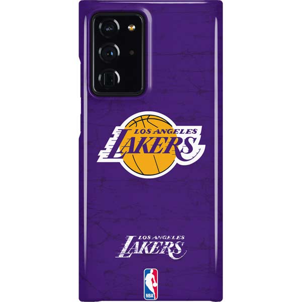 NBA Los Angeles Lakers Purple Primary Logo Galaxy Cases
