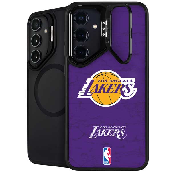 NBA Los Angeles Lakers Purple Primary Logo Galaxy S26 Plus Kickstand Case
