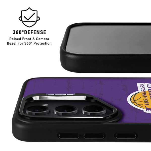 NBA Los Angeles Lakers Purple Primary Logo Galaxy S26 Plus Kickstand Case