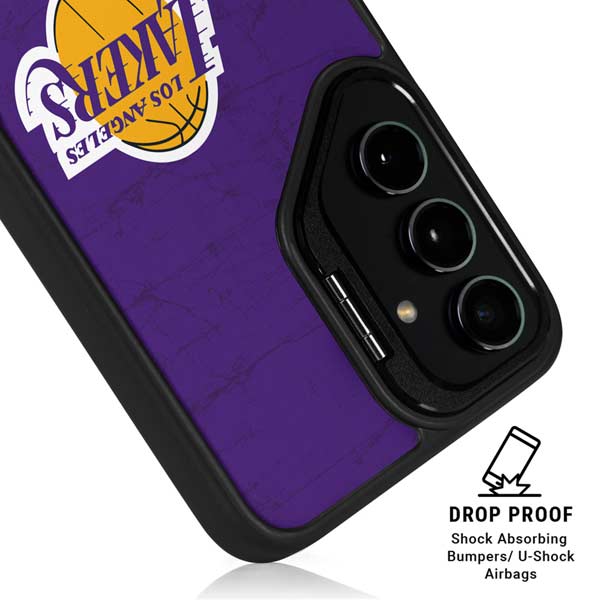 NBA Los Angeles Lakers Purple Primary Logo Galaxy S26 Plus Kickstand Case