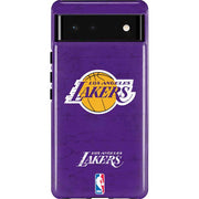 NBA Los Angeles Lakers Purple Primary Logo Pixel Cases
