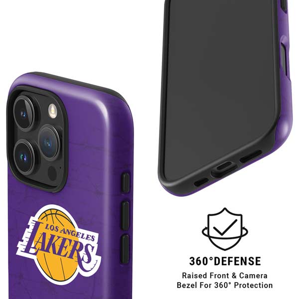 NBA Los Angeles Lakers Purple Primary Logo iPhone 16 Pro Max Magsafe Impact Case