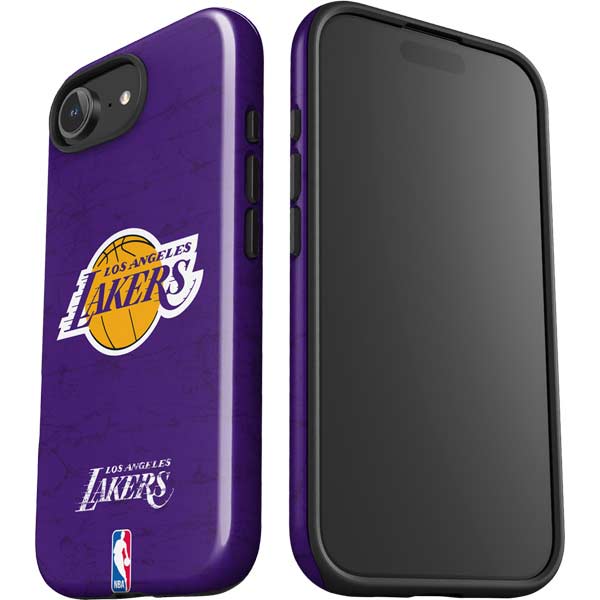 NBA Los Angeles Lakers Purple Primary Logo iPhone 16e Impact Case