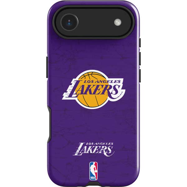 NBA Los Angeles Lakers Purple Primary Logo iPhone 17 Air Impact Case