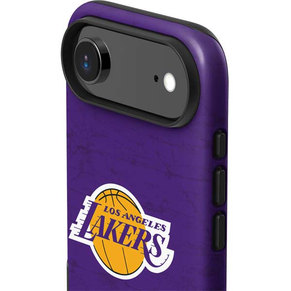 NBA Los Angeles Lakers Purple Primary Logo iPhone 17 Air Impact Case