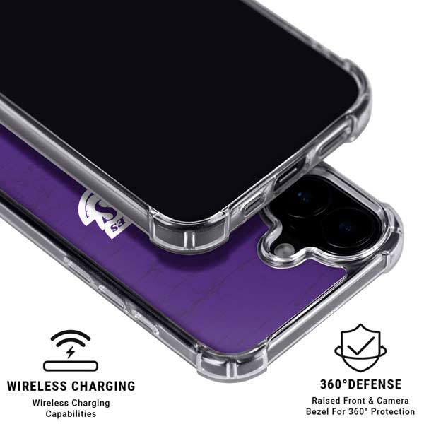 NBA Los Angeles Lakers Purple Primary Logo iPhone 17 MagSafe Case