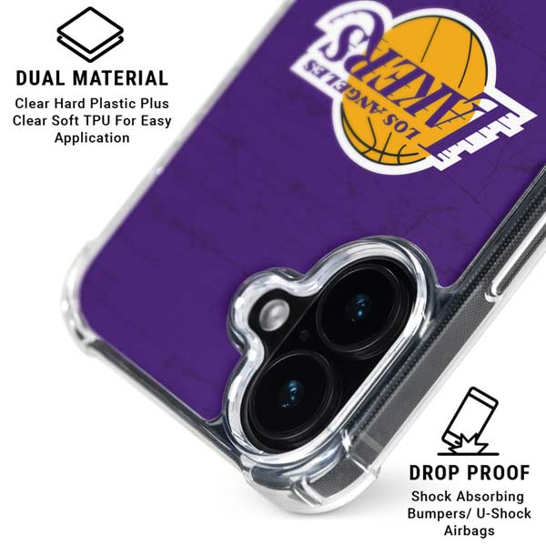 NBA Los Angeles Lakers Purple Primary Logo iPhone 17 MagSafe Case