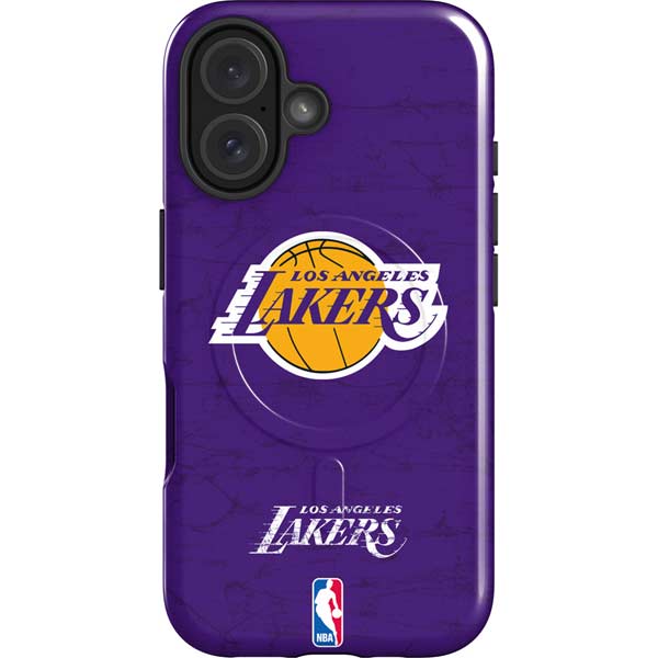 NBA Los Angeles Lakers Purple Primary Logo iPhone 17 Magsafe Impact Case