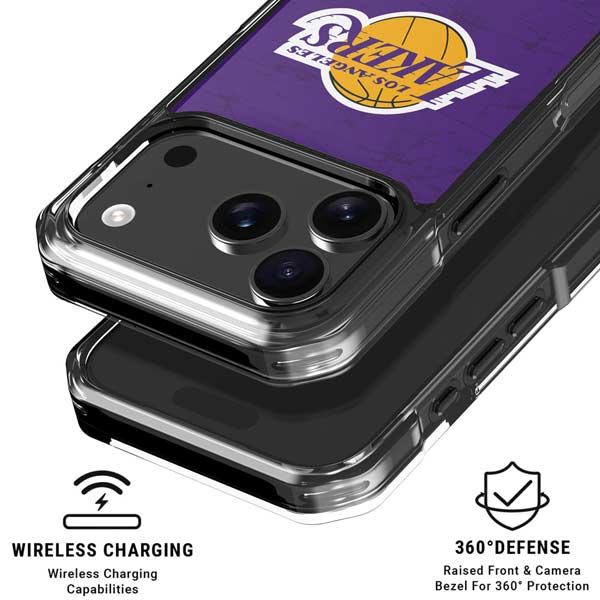 NBA Los Angeles Lakers Purple Primary Logo iPhone 17 Pro MagSafe Case