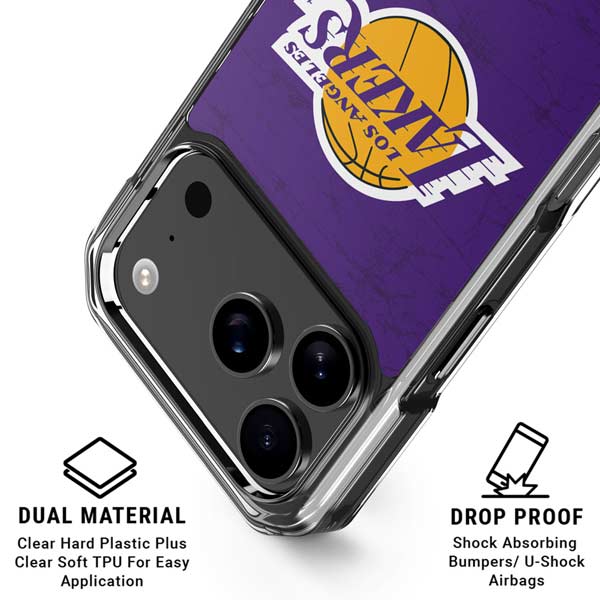 NBA Los Angeles Lakers Purple Primary Logo iPhone 17 Pro MagSafe Case