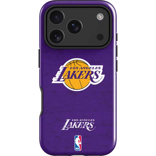 NBA Los Angeles Lakers Purple Primary Logo iPhone 17 Pro Max Impact Case