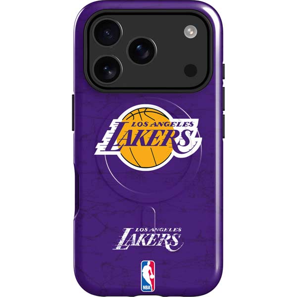 NBA Los Angeles Lakers Purple Primary Logo iPhone 17 Pro Max Magsafe Impact Case