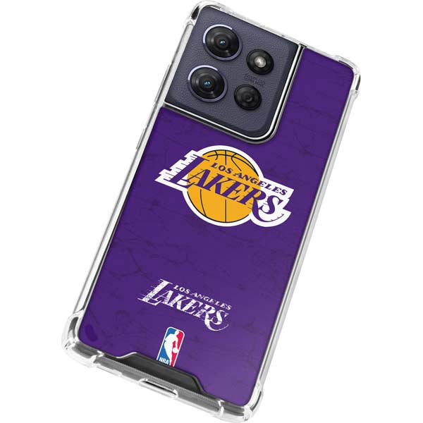 NBA Los Angeles Lakers Purple Primary Logo Moto G Power 5G (2025) Clear Case