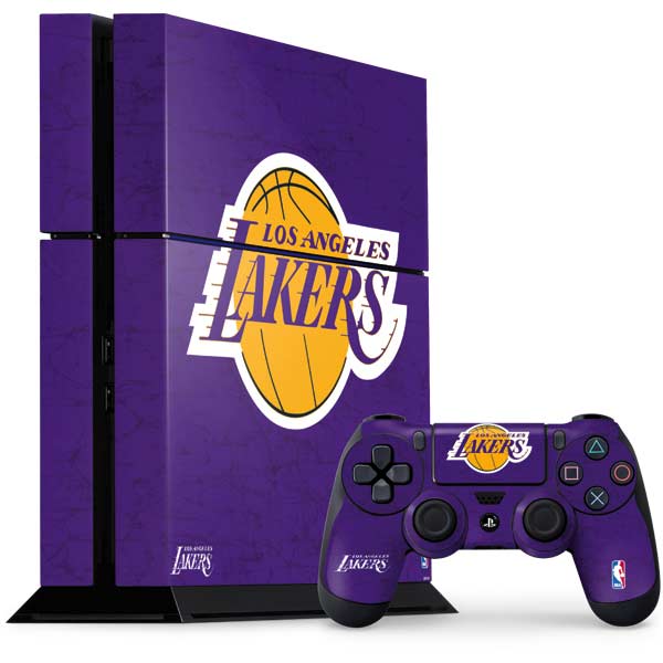 NBA Los Angeles Lakers Purple Primary Logo PlayStation PS4 Skins