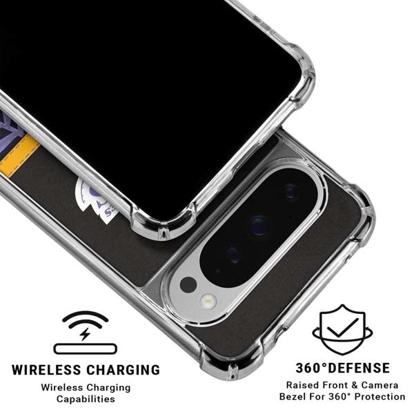 NBA Los Angeles Lakers Retro Palms Google Pixel 10 Pro Clear Case