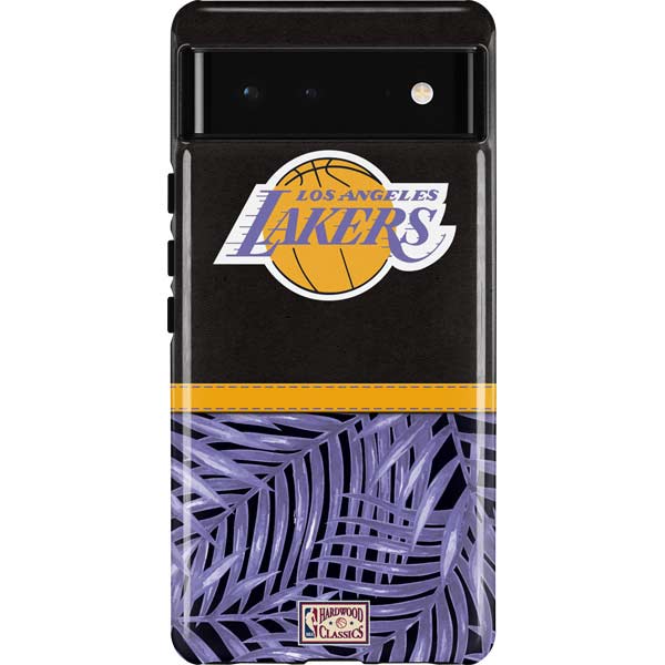 NBA Los Angeles Lakers Retro Palms Pixel Cases