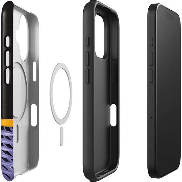 NBA Los Angeles Lakers Retro Palms iPhone 16 Magsafe Impact Case