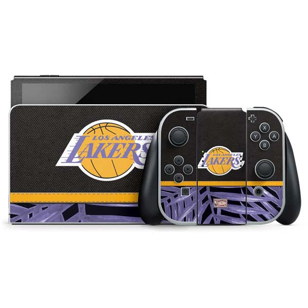 NBA Los Angeles Lakers Retro Palms Nintendo Skins