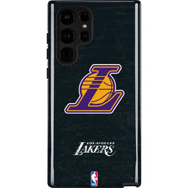 NBA Los Angeles Lakers Secondary Logo Galaxy Cases