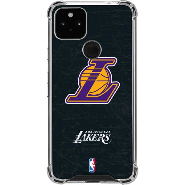 NBA Los Angeles Lakers Secondary Logo Pixel Cases