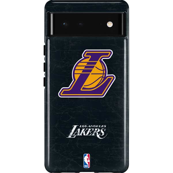 NBA Los Angeles Lakers Secondary Logo Pixel Cases