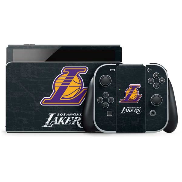 NBA Los Angeles Lakers Secondary Logo Nintendo Skins