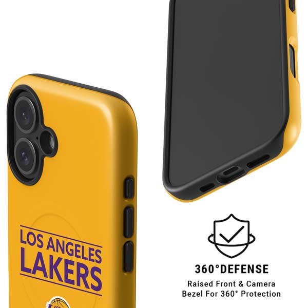 NBA Los Angeles Lakers Standard - Gold iPhone 16 Plus Magsafe Impact Case