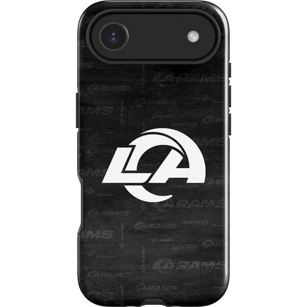 NFL Los Angeles Rams Black & White iPhone 17 Air Impact Case