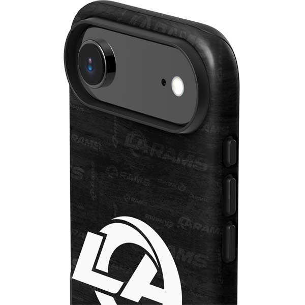 NFL Los Angeles Rams Black & White iPhone 17 Air Impact Case