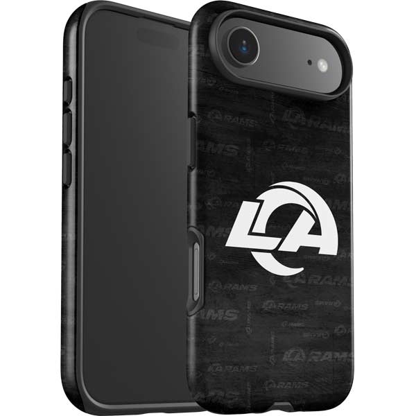 NFL Los Angeles Rams Black & White iPhone 17 Air Impact Case