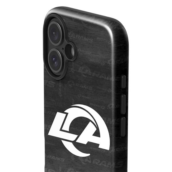 NFL Los Angeles Rams Black & White iPhone 17 Impact Case