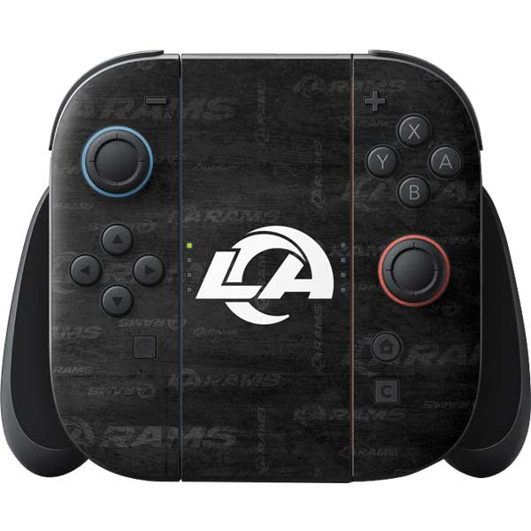 NFL Los Angeles Rams Black & White Nintendo Skins