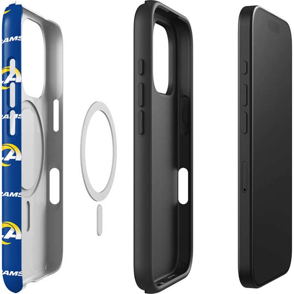 NFL Los Angeles Rams Blitz Series iPhone 16 Pro Magsafe Impact Case