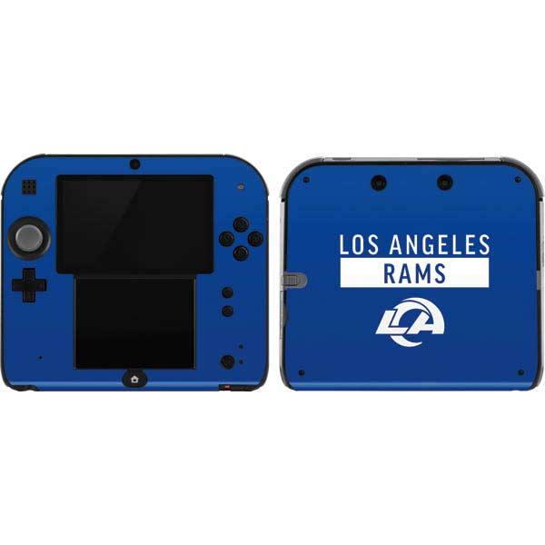 NFL Los Angeles Rams Blue Performance Series Nintendo Skins