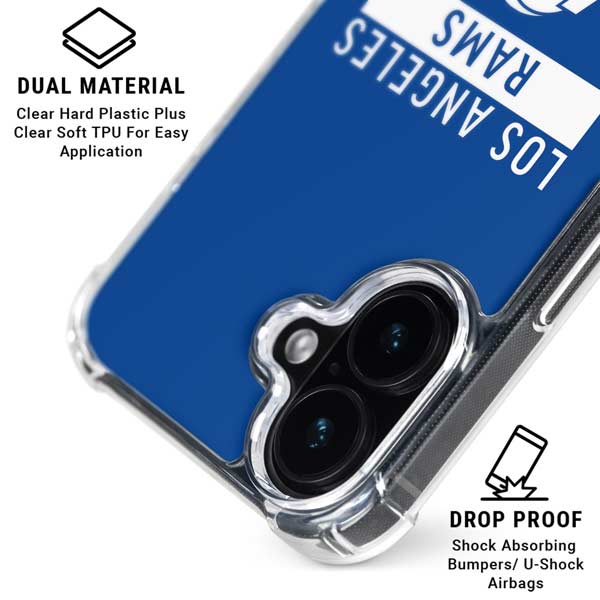 NFL Los Angeles Rams Blue Performance Series iPhone 17 MagSafe Case